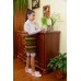 Embroidered Skirt+Underskirt+Belt for little girl "Forests of Carpathians"